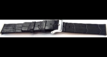 Horlogeband K810 Croco Grijs 28x28 mm