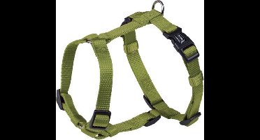 Nobby Classic Hondentuigje / Harnas - Nylon - Lime - XXS - Borstomtrek: 14 - 20 cm (GELIEVE ALVORENS BESTELLEN OPMETEN)