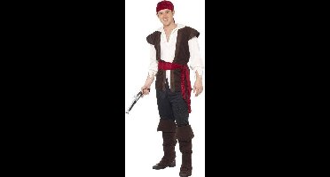Compleet piratenpak | Piraat kostuum heren maat XL (56-58)