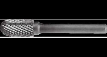 Stiftfrees HM cilindrisch ronde kop 12.7x25mm schacht 6mm