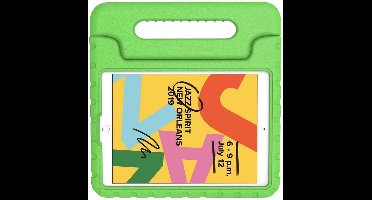 Just in Case Kids Case Stand EVA hoes voor iPad 10.2 (2019 2020 2021) - groen