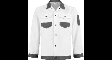 Bestex Werkjasje Katoen-Polyester WJC6040 Wit/Grijs3XL