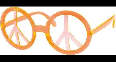 Bril peace Oranje