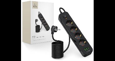 Tech-Protect Stroomstroomstroom Voor Smartphones 4 Stopcontacten 2 Usb 1 Type-C 200Cm