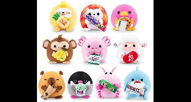 Zuru pluche Snackles knuffel 21 cm - verzamelbare speelgoed knuffel.