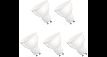 Spectrum LED Lamp GU10 4W - 230V - 300 Lumen - 3000K Warm Wit - Gezellig licht - Energiezuinig - 5 stuks