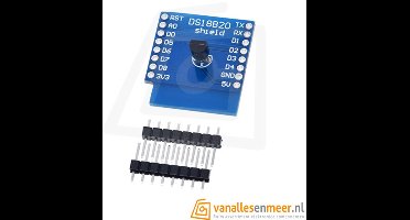 WeMos D1 Mini DS18B20 temperatuur sensor Shield