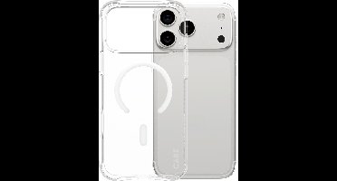 PanzerGlass CARE™ by ® Samba Case Transparent w. White MagSafe iPhone 17 Pro Max | Bulk mobiele telefoon behuizingen Hoes Transparant