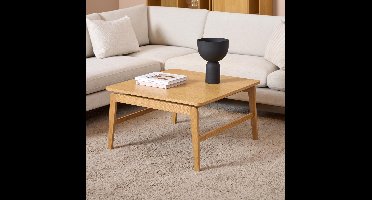 Sohome Vierkante Salontafel Mickael Eiken, 80 x 80cm - Naturel