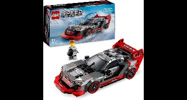 LEGO 76921 Speed Champions Audi S1 e-tron quattro racing car Toy Car Building Kit for Kids, Gift for Boys and Girls from 9 years who like to play Role Games