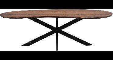 Old Inn - Eettafel Kidney Organisch Walnoot 200cm