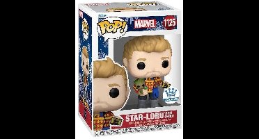 Funko Pop!: Marvel Guardians of the Galaxy #1125 - Star-Lord with Groot (Funko Exclusive)