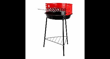 Barbecue BBQ Collection 33 X 32 X 55 CM Zwart Rood