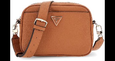 GUESS schoudertas Meridian II Camera Bag Cognac Lichtbruin