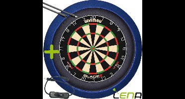 LENA Dartbordverlichting Basic (Blauw ) + Schakelaar + Verlengkabel (2.5m1)