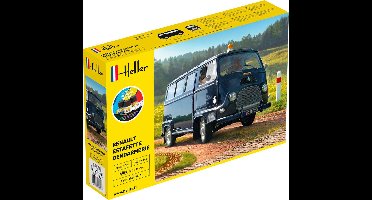 Heller Modelbouwpakket Auto - 56742 Renault Estafette Gendarmerie - Starter Kit Plastic - 1:24 - Modelbouw