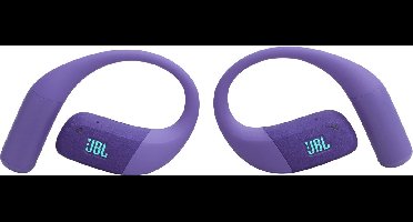 JBL Endurance Zone - Open ear Oordopjes - Oortjes Draadloos - Sport Oordopjes - Bluetooth - Sporten - Hardlopen - 32 uur - Spatwaterdicht - IP68 - Oorhaak - Paars