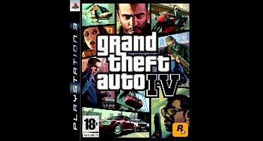 Take 2 GTA - Grand Theft Auto 4 Platinum  (PS3)