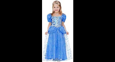 Prinsessenjurk blauw kinderen