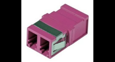 Danicom Multimode keystone koppeling LC-LC duplex paars