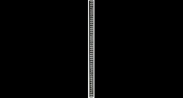 DSIT 47U verticale kabelgoot - 30cm breed