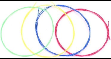 Inovra Plus - Nylon Ukulele Snaren Set 4 Stuks - Kleurrijke Vervangende Onderdelen & Accessoires