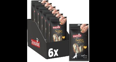 Rosewood Twisters Kip Medium - Kauwstaven voor Honden - Met Kip & Runderhuid - Graanvrij - Zonder Kunstmatige Toevoegingen - 6 zakjes à 80g