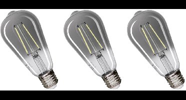 Spectrum LED Lamp E27 2.5W 230V - 150 Lumen - 4000K Neutraal wit - Natuurlijk licht - Energiezuinig - 3 stuks