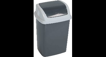 MAUL Afvalemmer MAULswing 5 l kunststof 20 x 16 x 29 cm donkergrijs