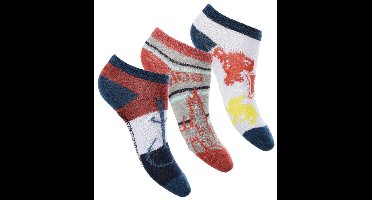 Harry Potter Sokken - Maat 27-30 - Kindersokken - Sokjes - 3 paar - Voor kinderen - Hogwarts uitvoering