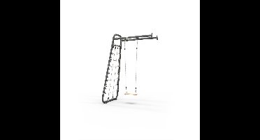 EXIT GetSet Monkeybar MB110 - Monkey Bar Klimrek voor Buiten - Speeltoestel voor Kinderen - Wandmontage - Grijs