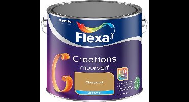 Flexa - Creations Muurverf Zijdemat - Okergoud - Mengverf - 2.5 L