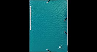 Exacompta 50x Elastomap met 3 kleppen -A4 - PP Opak - Donkergroen - 55083E