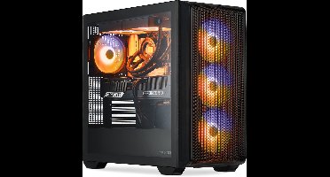 SMX® Battlestation M6A – AMD Ryzen 7 9800X3D - RTX 5080 - 32GB RAM - 1 TB SSD - Waterkoeling - ARGB-verlichting – Gaming-PC