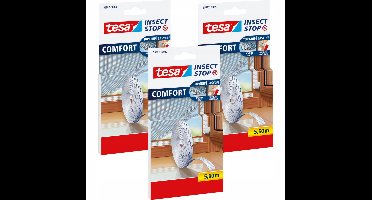 Tesa Comfort Serie - Zelfklevende Klittenband - 5.6m x 9mm - Wit - Voor Ramen