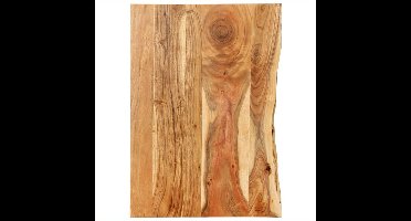 Badkamerblad – Wastafelblad – Wasbakblad – Badkamermeubelblad – Houten Blad – Solide Acaciahout – 80x52x2,5 cm – Duurzaam & Waterbestendig