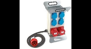 2 x 400 Volt en 4 x 230 Volt Verdeelblok - Randaarde