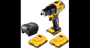 DeWalt DCD 708 D2 accuboormachine 18 V 65 Nm borstelloos + 2x accu 2,0 Ah + oplader