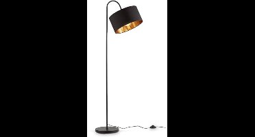 Core® Booglamp - Woonkamer Booglamp - Eetkamer Booglamp - 180x108 - Stoffen Lampenkap - Zwart - 25cm x 52cm x 145cm