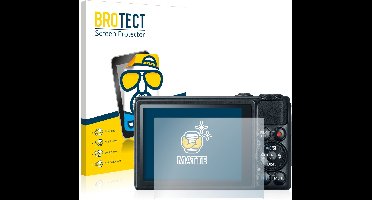 BROTECT - Screenprotector voor Canon PowerShot S120 - Folie Beschermfolie matte 2 Stuks