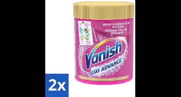 2 x Vanish Oxi Advance - Vlekkenverwijderaar Poeder - Zonder Bleek - Gekleurde Was - 470 Gram - Vlekkenverwijderaar - Waspoeder - Gekleurde Was - Vlekken Verwijderen - Wasmiddel