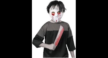 Masker Jason met nep mes