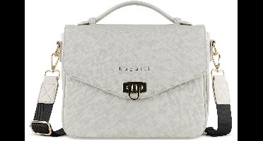 bugatti schoudertas handtas Ella Classic Bag Beige Saffiano