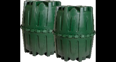 GARANTIA HERKULES verzamelput 3200 L, groen Incl. steunbuis