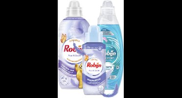 Robijn Wasmiddel + Wasverzachter + Wasparfum Voordeelset – Complete Wasverzorging met Langdurige Geur