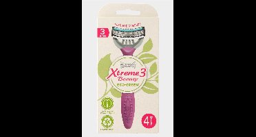 Wilkinson Xtreme3 Beauty Eco Green Wegwerpscheermesjes