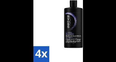 Syoss Blonde Shampoo 440 ml - Voordeelverpakking - 4 stuks