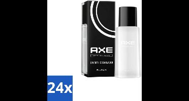 24 x Axe – Aftershave – Black – 100 ml - Aftershave - Huidverzorging - Scheren - Kalmerende Geur - Subtiele Geur