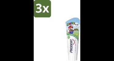 Prodent Tandpasta Super Mario 6-13 jaar 75 ml - Bulkverpakking - 3 stuks