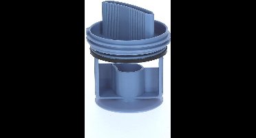 Filterzeef Inzetstuk voor Wasmachines - Blauw - Duurzaam ABS - Vervanging voor 605010 & 647920 - Geschikt voor Siemens & Bosch - Afvoerpomp Filter